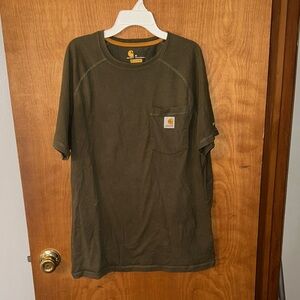 Carhartt Dark Olive Tee with Pocket